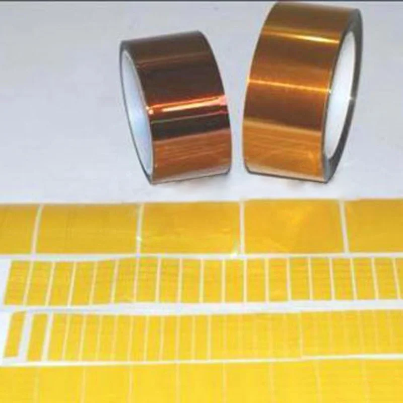 Factory Die Cutting Polyimide Masking Discs Polyimide Dots Polyimide Film Tape Die Cutting Any Size