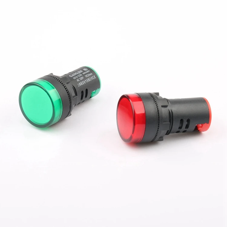 Electrical Warning 6V12V24V220V380V LED Indicator Lamp  AD16-22DS 220 volt led indicator lights