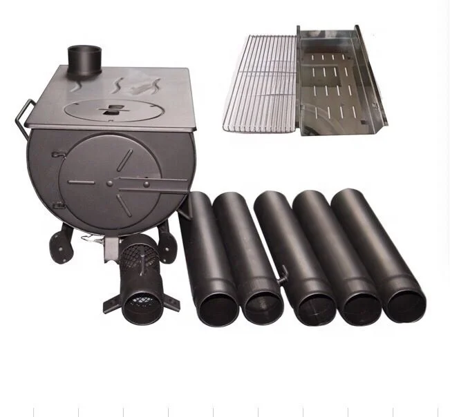 Outdoor Camping Wood Burning Stoves Portable Pellet Burner For Outdoor Home Heating And Cooking