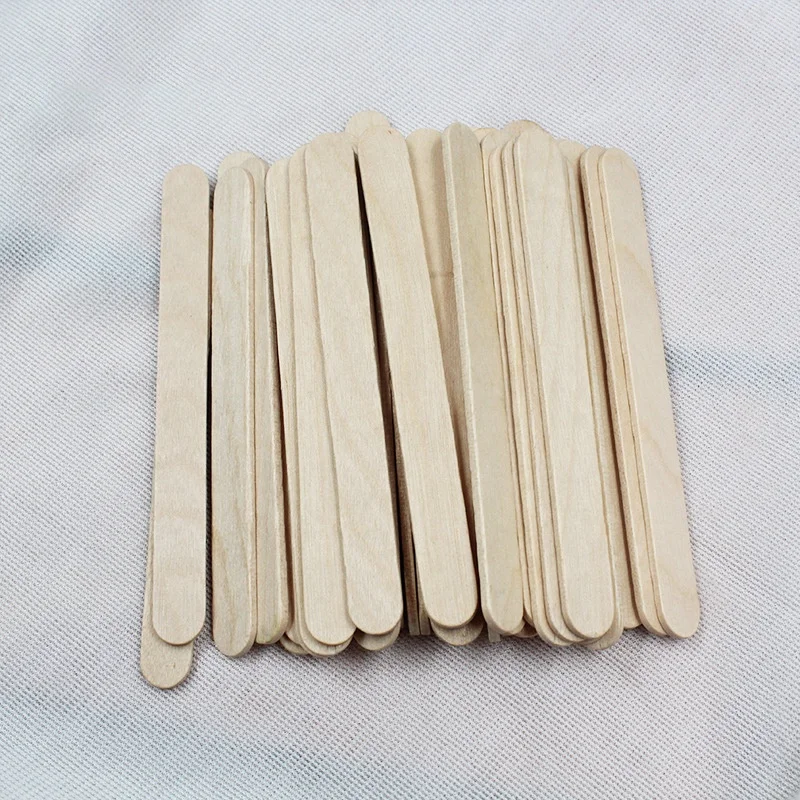 Прямая продажа с завода одноразовая Березовая детская ручная палочка для мороженого «сделай сам»