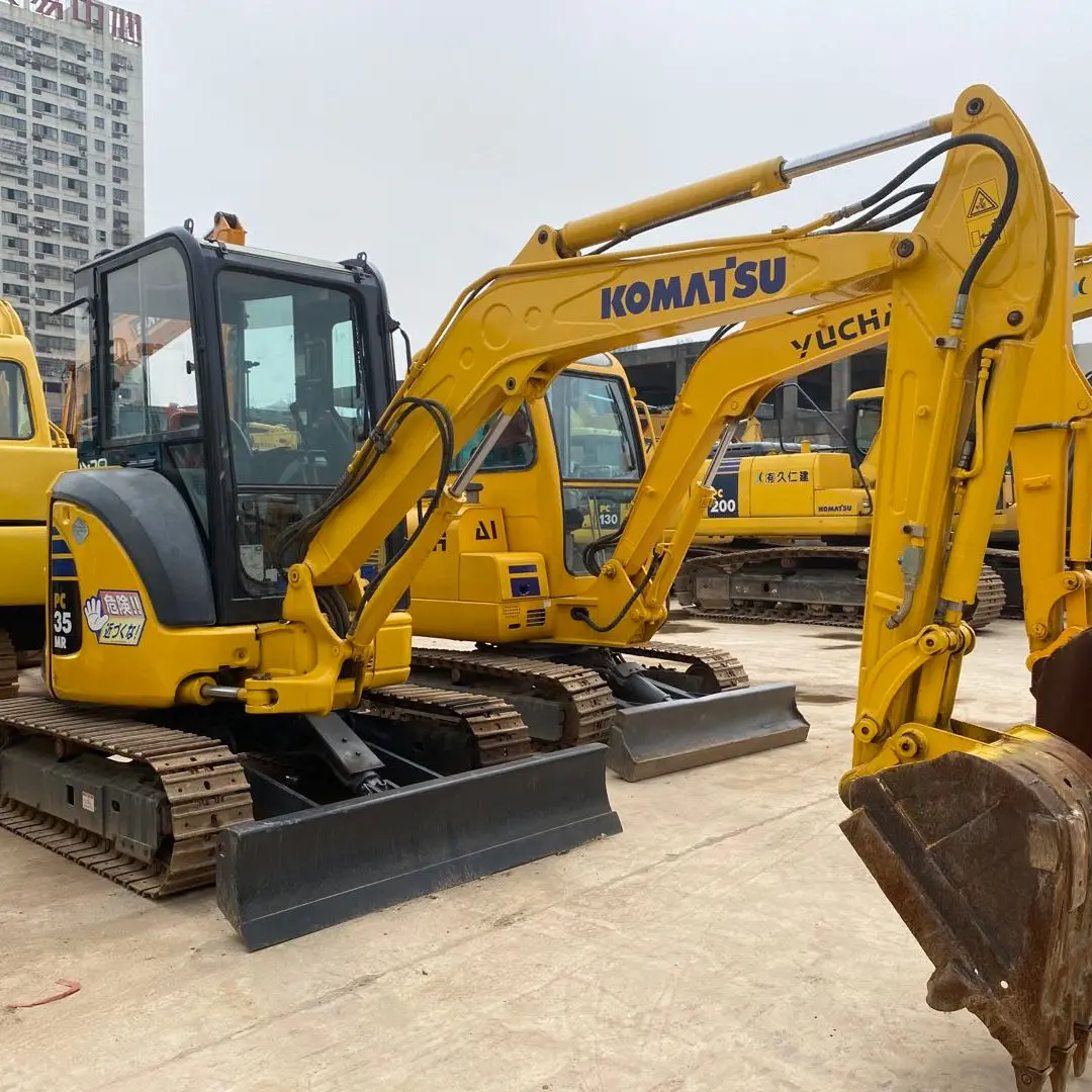 Используемый мини-экскаватор Komatsu PC55 Mr -2 небольшой 1 тонна