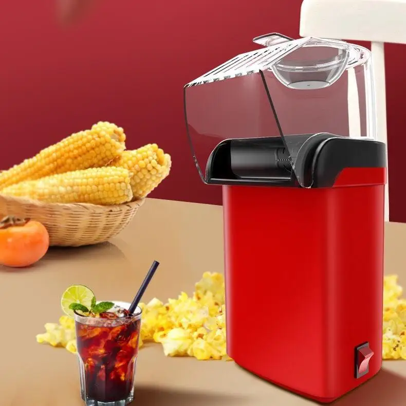 New Product 2022 Hot Air Popcorn Popper Maker Electric Popcorn Making Machine with Measuring Cup to Portion Popping Corn Kernels