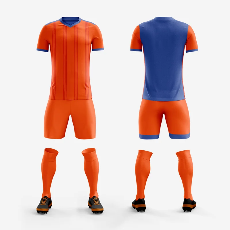 Football suit Game training uniform personalized printed ball suit Children adult sports suit jersey Football man