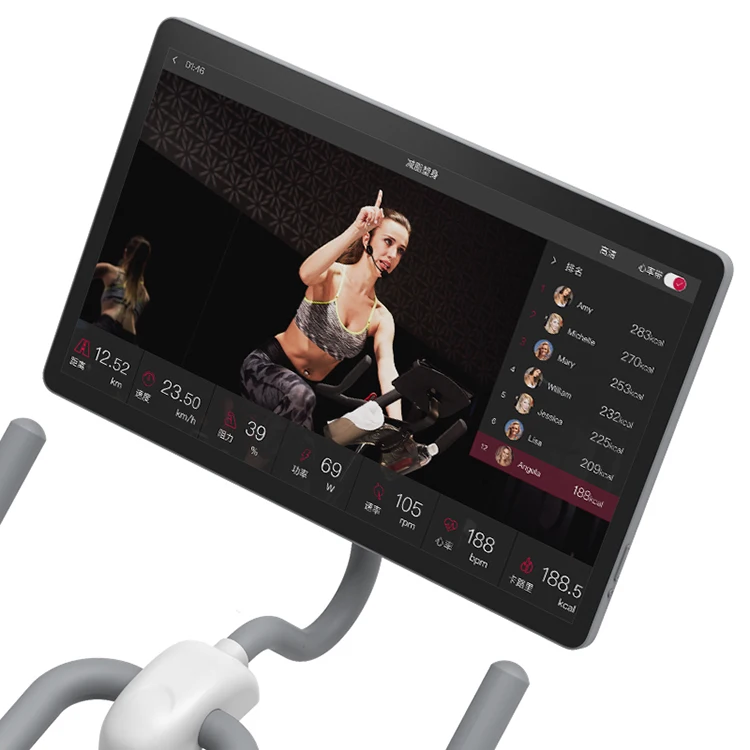 Yesoul S3 Smart 20kg Flywheel Magnetic Commercial Tilting Smart Spin Bike With Screen