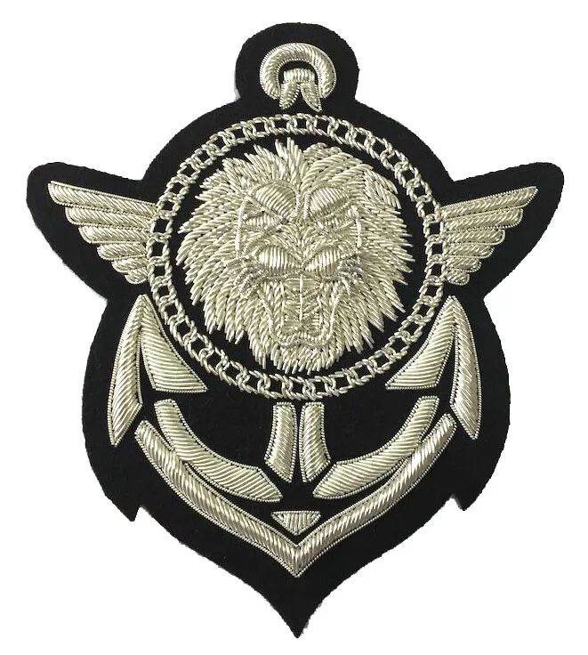 Вышитые вручную значки кепки офицеров флота Ганы