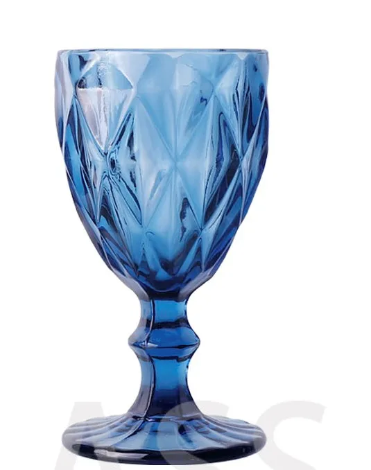 Custom Colored Wedding Drinking Wineglass Set With Ancient Wine Glass Champagne Glass Tumbler Glass