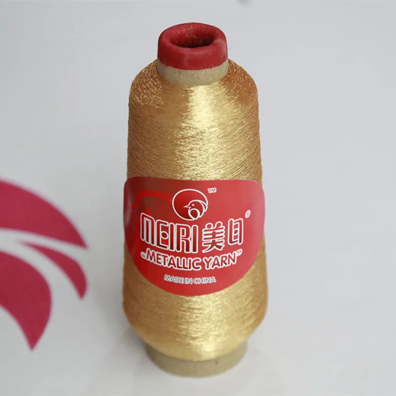 
S Type Polyester Metallized yarn Metallic embroidery thread Yarn With Different Colors Pakistan 