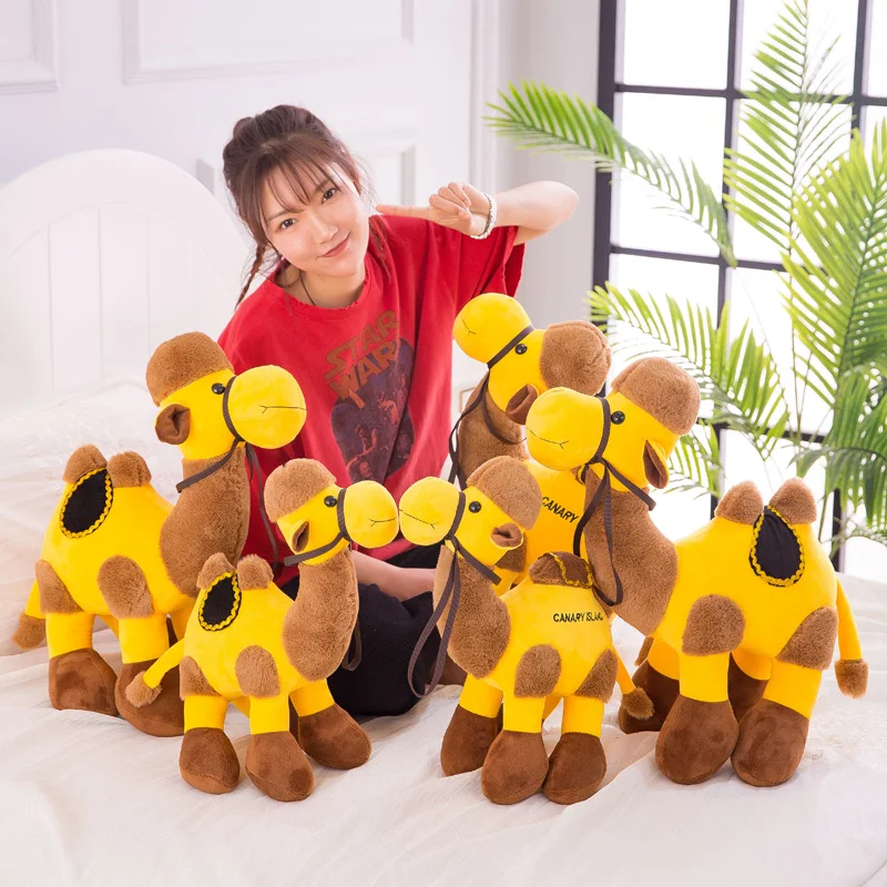 Birthday Christmas Gift Oem Stuffed Animal Standing Sitting Toys For Kids Cuddlekins Beanie Camel Plush