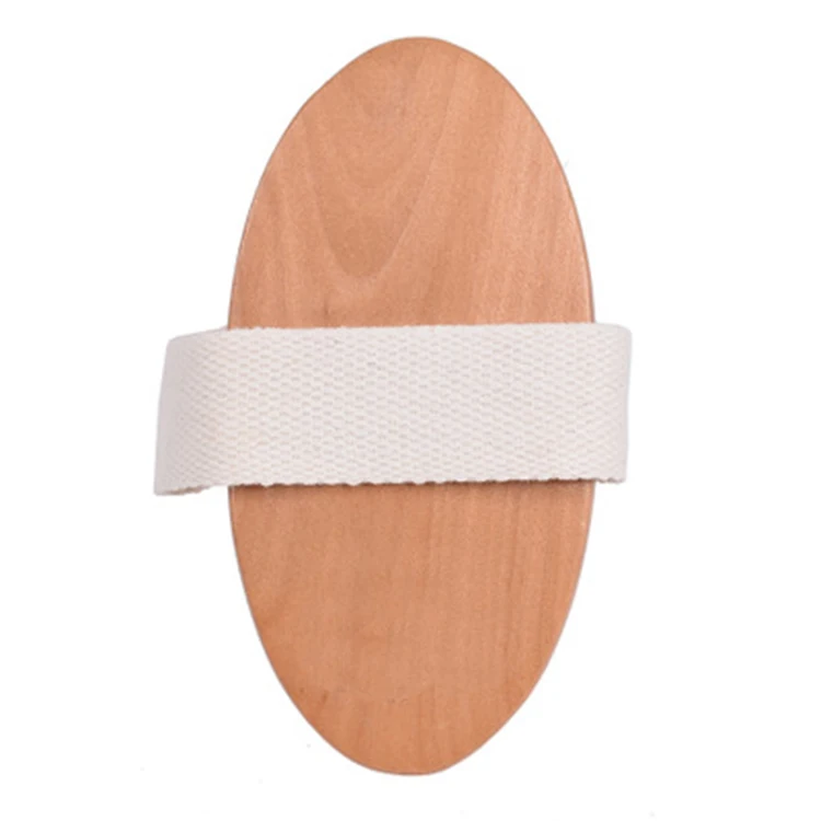 
Hot sell 100% natural Vegan sisal bristle bamboo wooden handle dry body brush for women 