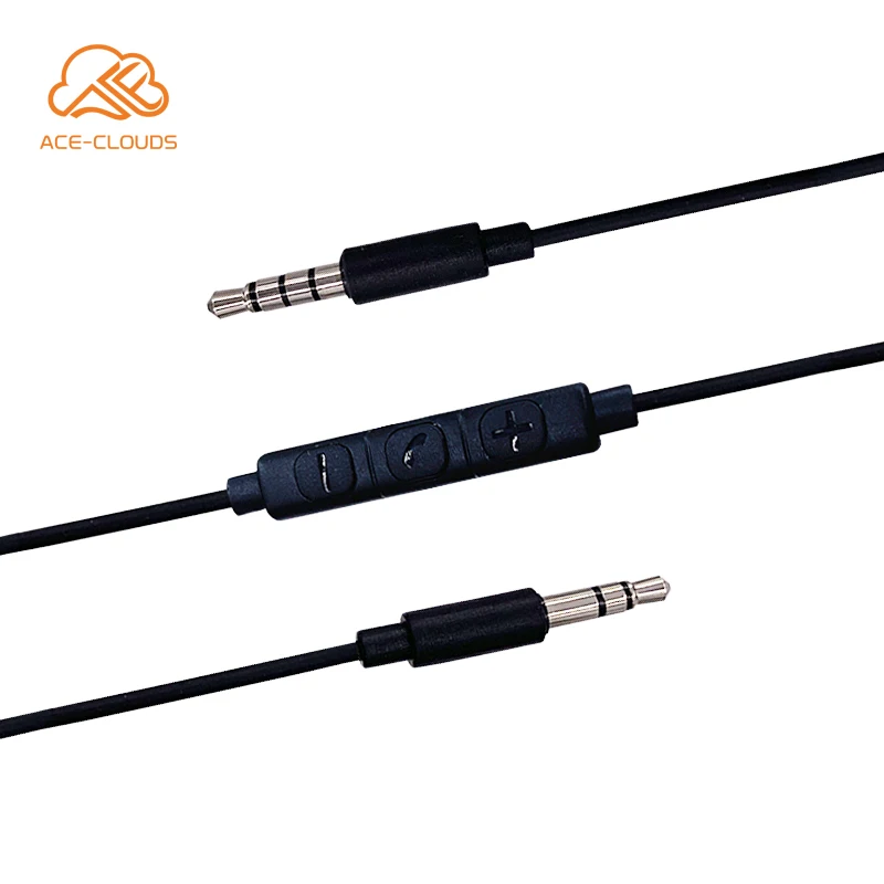 3.5mm jack Audio Cable with Mic and Volume Control for Gaming Headphones Headsets with Xbox P4P Replacement Cord