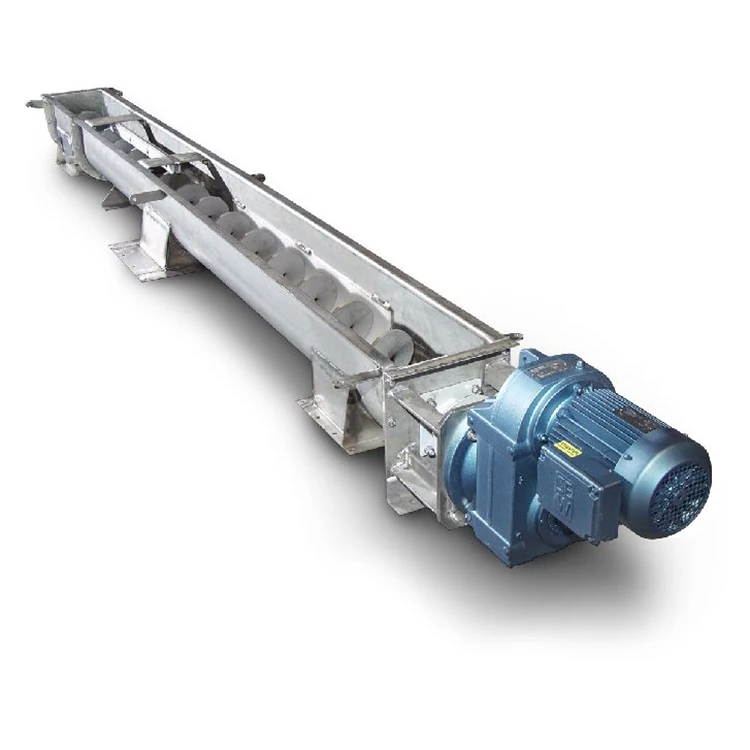 U-shaped Trough Shaftless Screw Conveyors with Rotating Shaftless Screw