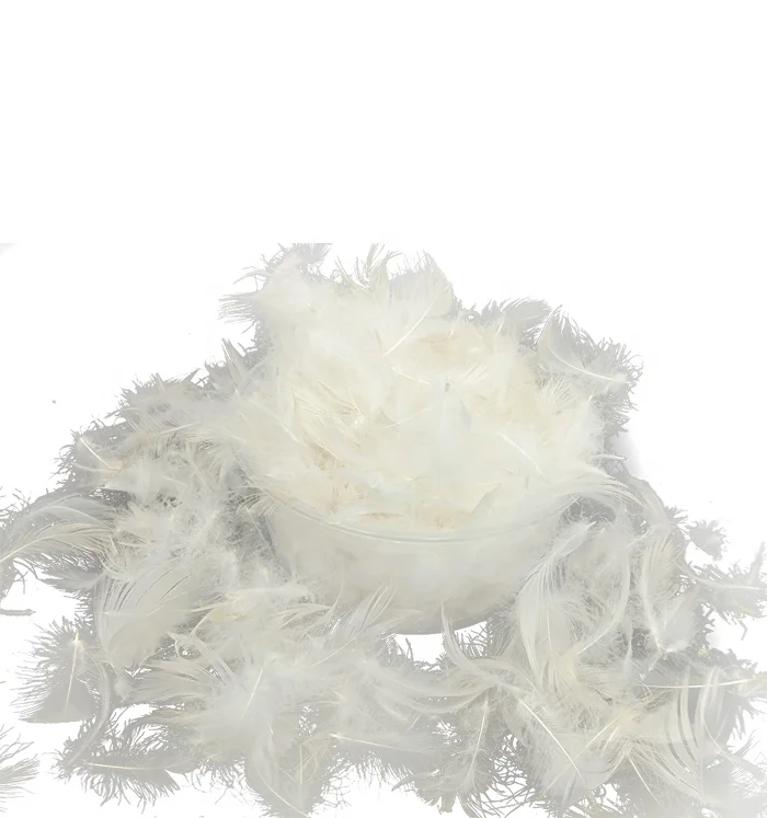 Factory direct sales 2-4cm90% white duck feather