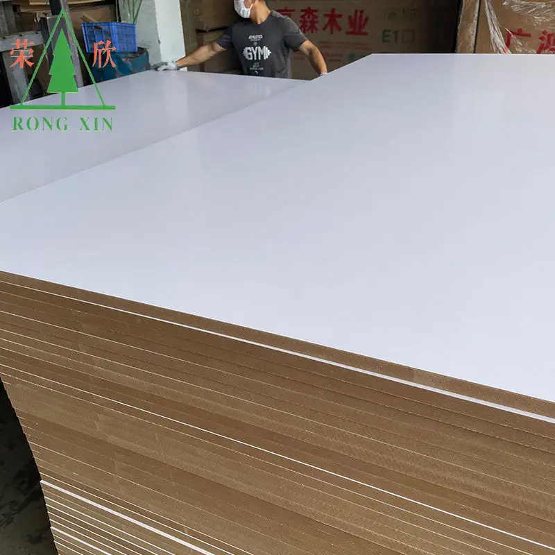 Manufacture White Melamine MDF Double-side surfaced melamine wood sheet Fibreboard