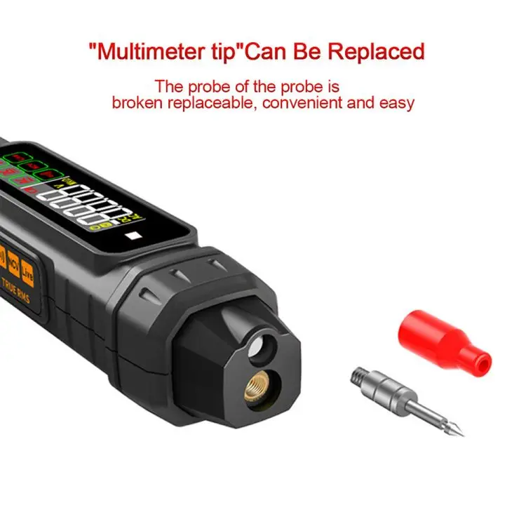 Multimeter Pen Type Digital Multimeter 4000 Counts AC/DC Voltage Tester Professional Current Meter Non-Contact Voltmeter Sensor