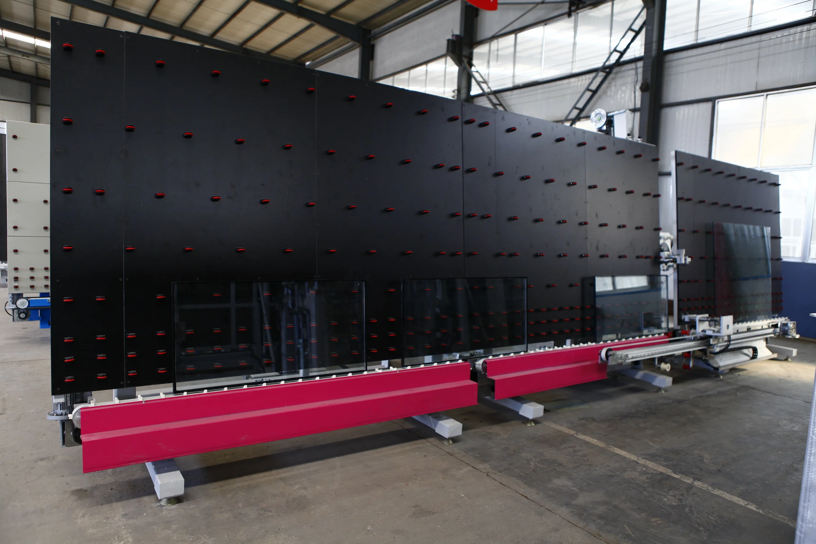 High end automatic vertical glazing silicone sealant extruder machine insulating glass sealing line