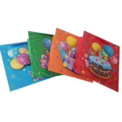 cartoon happy birthday cake holiday decorative party gifts paper bag