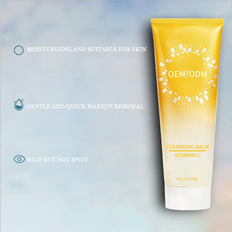OEM ODM Makeup Cleansing Balm Cruelty-free Moisturizing & Makeup Remover and Aloe Vera & Shea Butter Pro-collagen Cleansing Balm