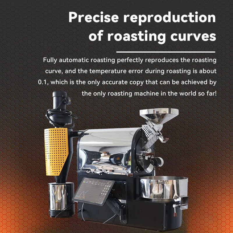 Yoshan Full Automatic 1.5kg Smart Commercial Home Industrial Caf Tostador Tostadora De Cafe Roasting Machine Coffee Roaster