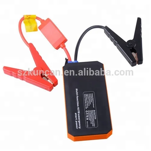 Car jumper cable for emergency power supply, clamp type alligator clip for connector EC5 to 12 in