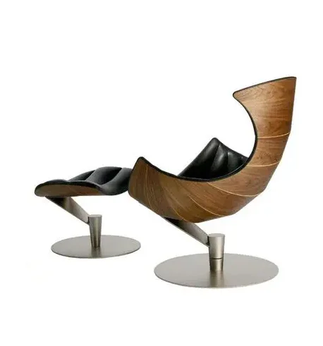 leisure comfortable home living room furniture Fjords Lobster Design Accent Lobster chair and ottoman