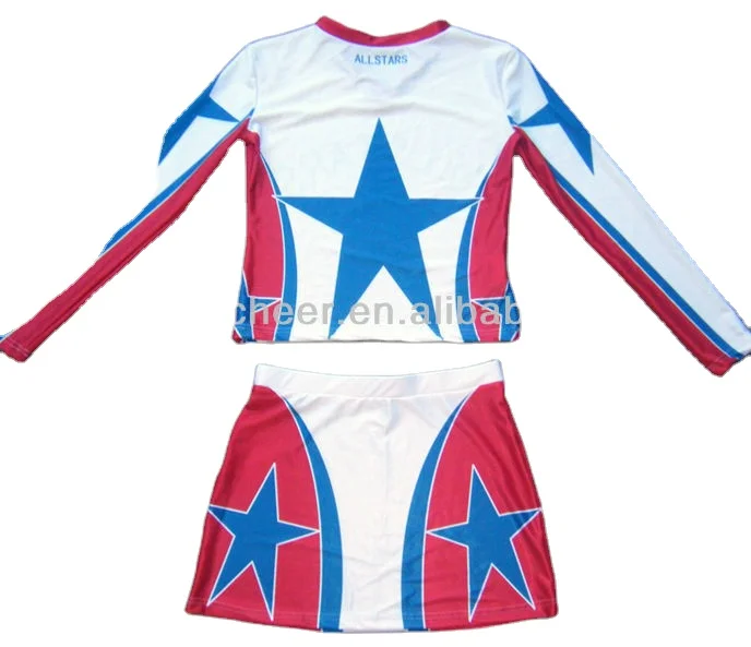 2020 sublimation cheerleading uniforms with good quality and factory price