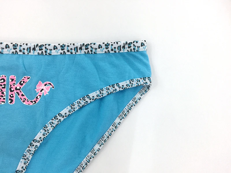 Factory OEM premium quality fancy design side leopard comfortable underwear panties