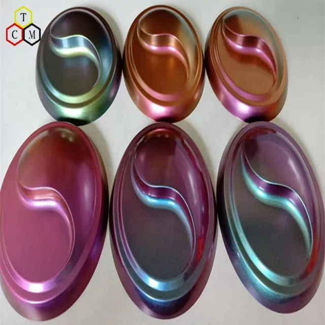 Цветной переключаемый пигмент Четырехцветная серия пигментный порошок хамелеона для