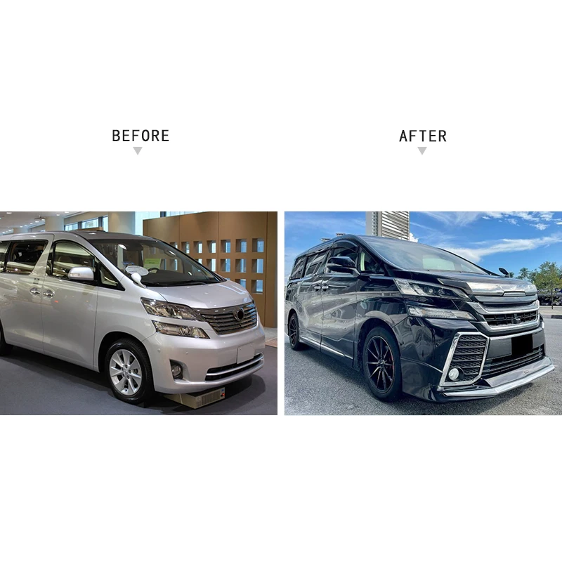 GBT Factory Direct upgrade kit for Toyota vellfire 20 upgrade to vellfire 30 facelift tuning for vellfire bodykit
