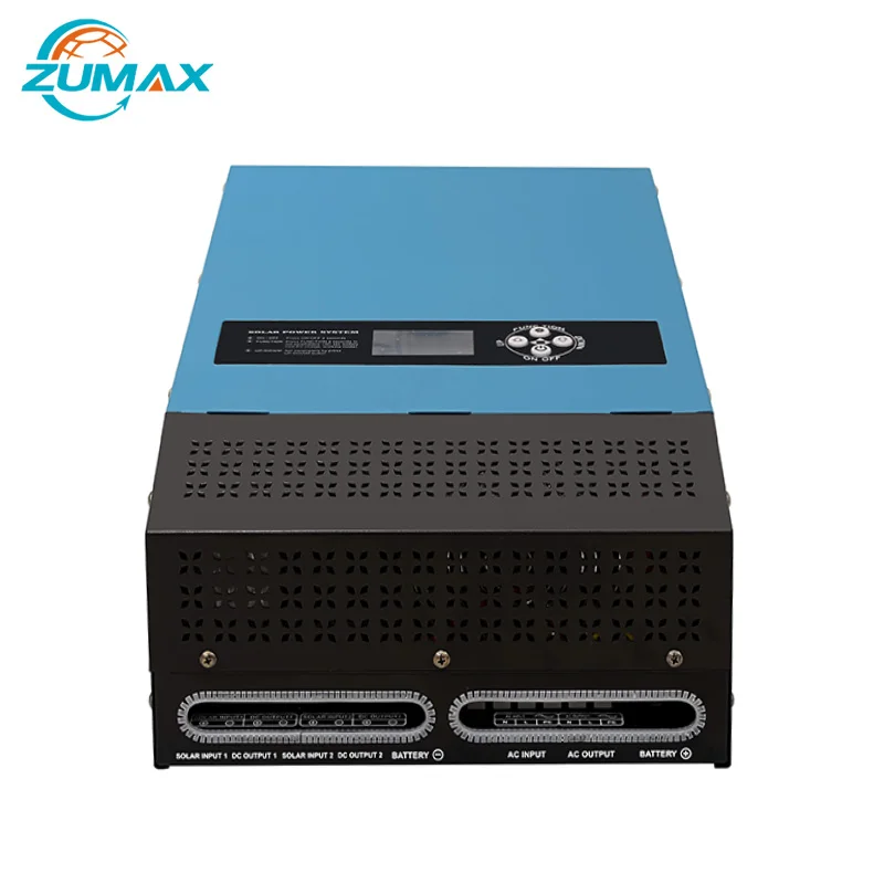 Hybrid Solar Power Inverter MPPT Charge Controller 1kw~6KW 48V blue Color solar inverter & converters sun energy system