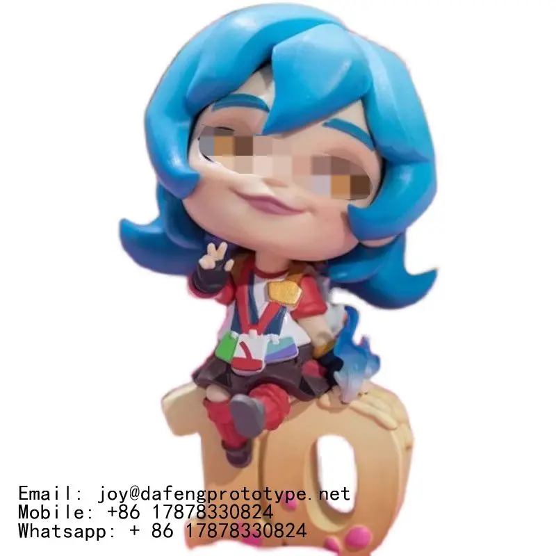 Trendy resin figurine customization desktop living room small ornaments, handmade IP mascot ornaments, figurine customization