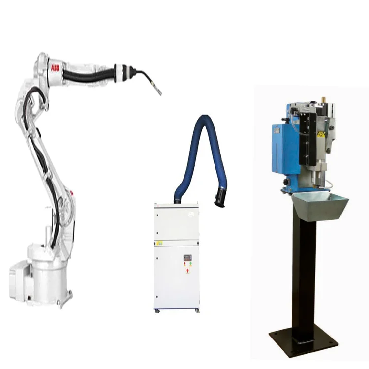 ABB IRB1410 6 Axis Robot Arm With Double Pulse Welding Machine MIG MAG ARC Automatic Welding
