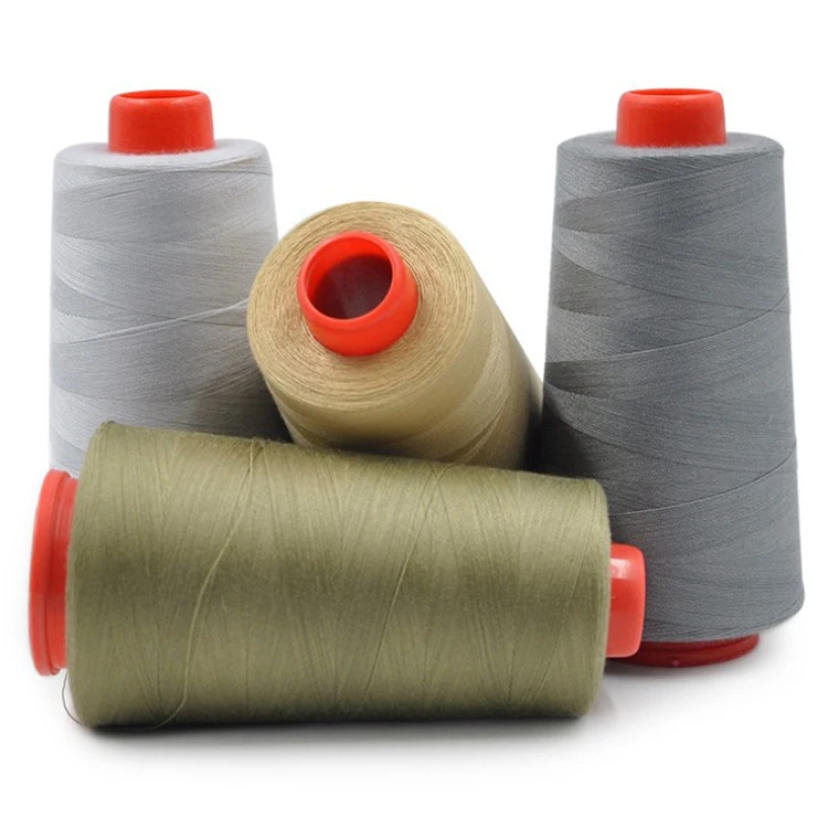 OEM 20/2 multi color 100% spun polyester sewing thread