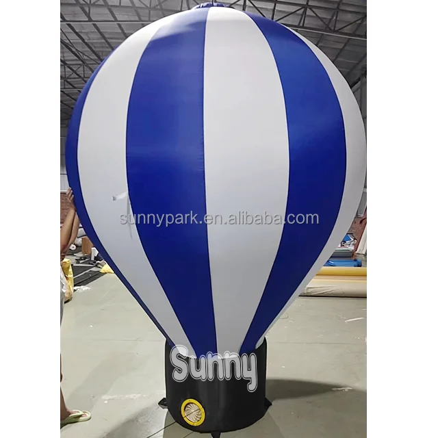 Wholesale Large Hot air Balloon Inflatable Ground Big logo for Promotion Event Sale