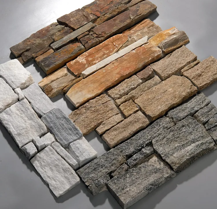 Irregular Slate Wall Cladding Tiles Natural Culture Slate Stone