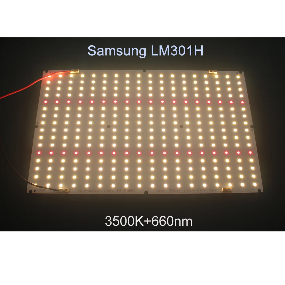  Бесплатная доставка figolite расти 2021 Новая Светодиодная панель для lm301h qb288 v3 3000k 3500k 4000k с Epistar