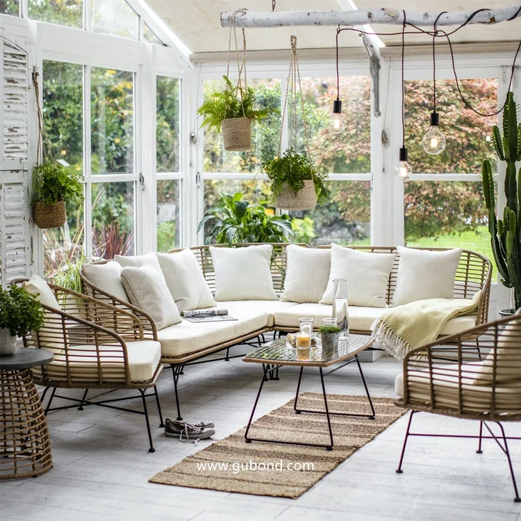 Outdoor Plastic Rattan Garden Arm Chair Metal cafe garden reasaurant outdoor wicker chair furniture