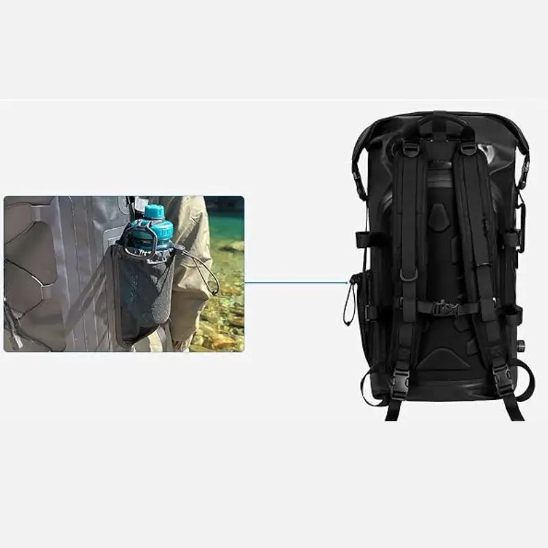 Waterproof Dry Bag Backpack -30L Roll-Top Floating Dry Bag Backpack for Kayaking, Rafting, Boating