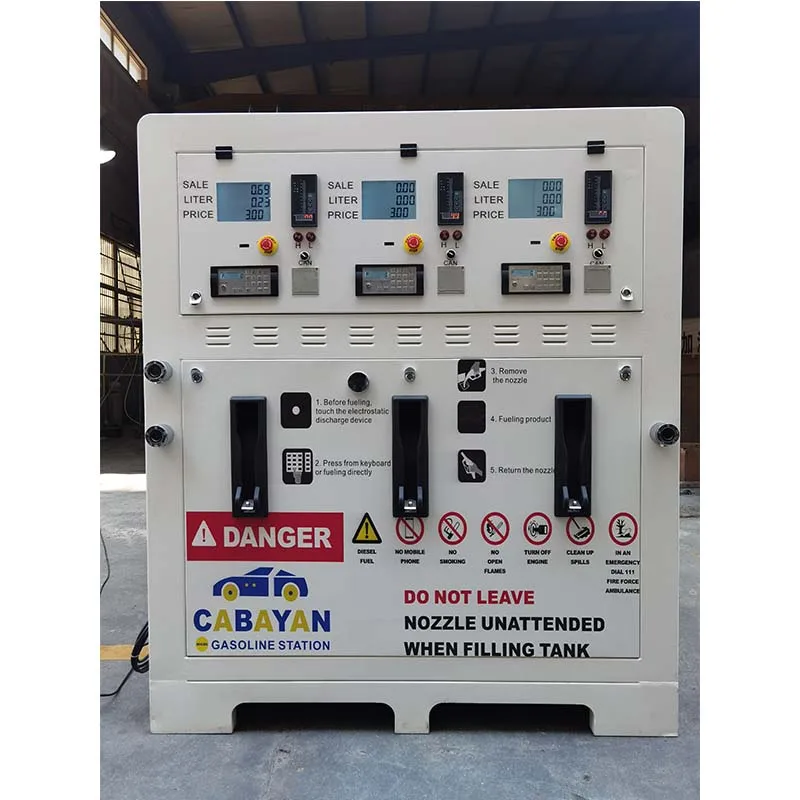 2000L 2 hose vertical mobile gas station portable fuel and diesel fuel dispenser