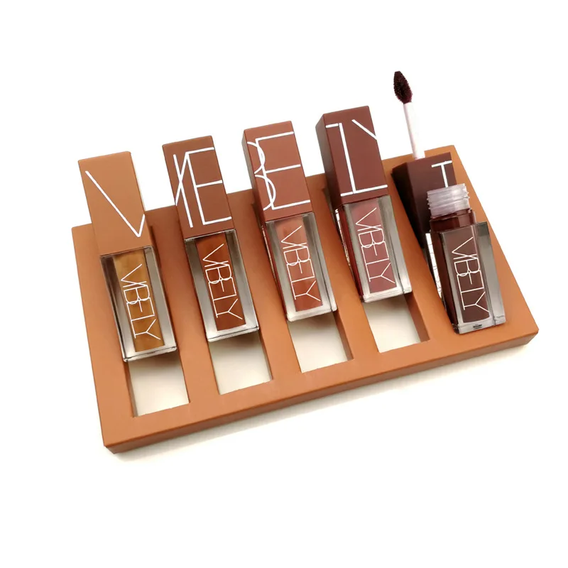 Low Moq Private Label Soft Matte Red Liquid Lipstick Waterproof Sweat Proof Smooth Vegan Cruelty Free Pink Liquid Lip gloss