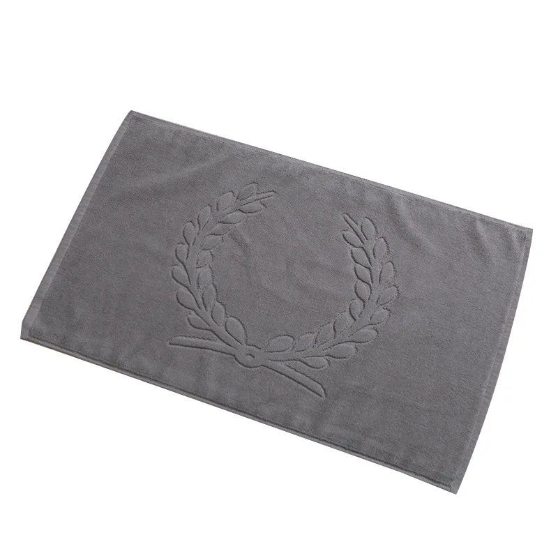 5 Star Hotel Cotton Bath Mat Non-slip Hotel Bathroom Bath Floor Mat