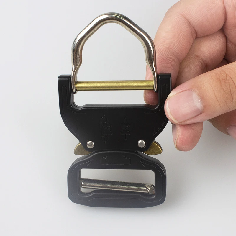 Factory Custom Zinc alloy Extra Durable Tactical Quick Release Buckle for Harness Belt