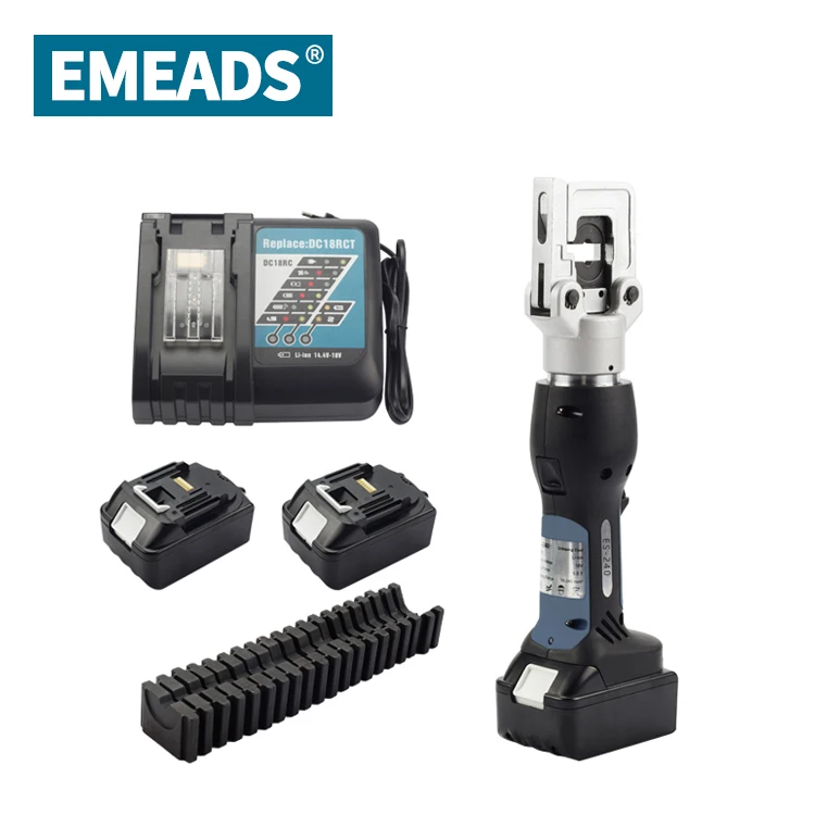 Emeads ES-240 мини батарея Электрический кабельный наконечник провода инструмент для обжима кабеля нержавеющей стали трубы обжимной Китай