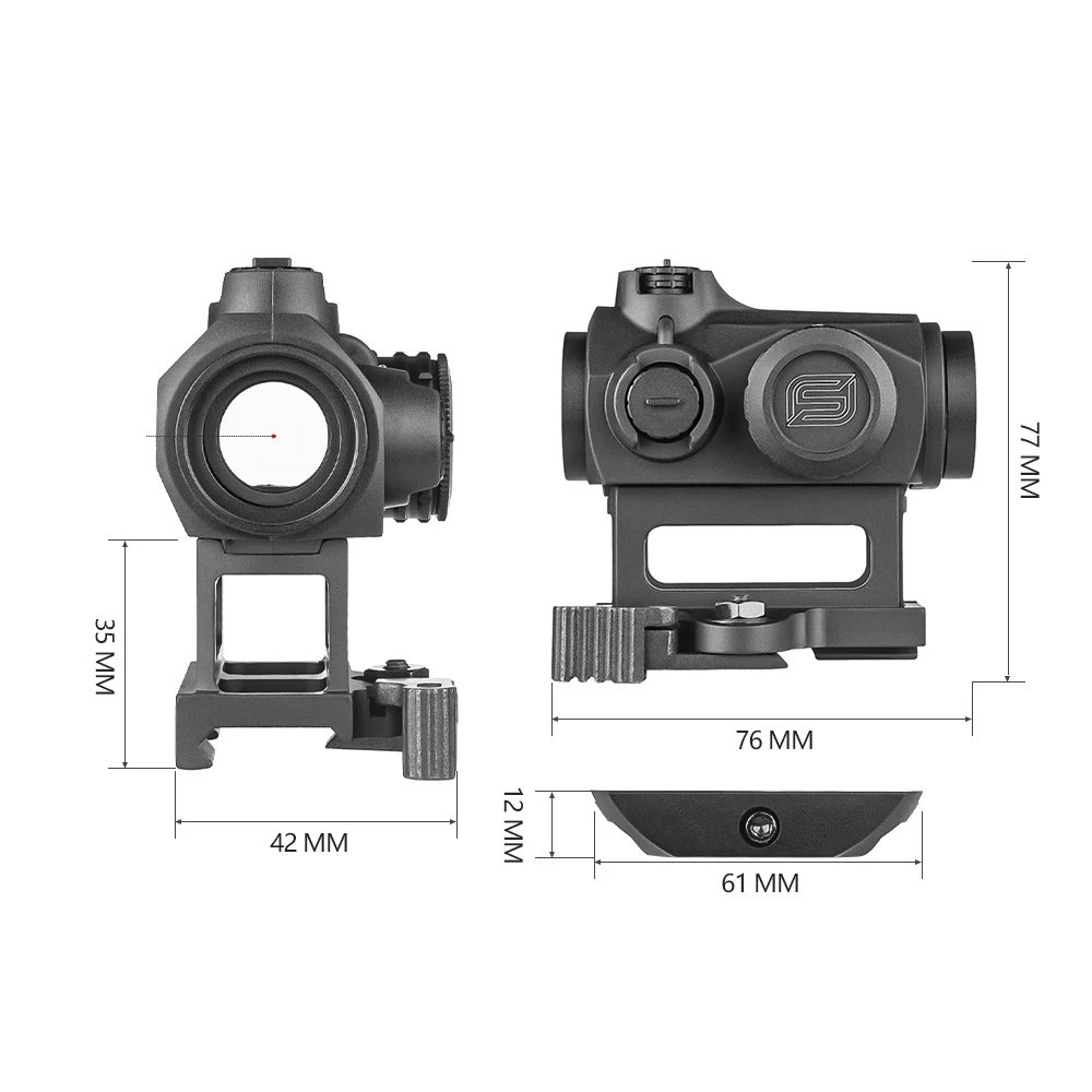 Waterproof IPX6 HD-41 Red Dot Sight OEM ODM Holographic Sight Factory Sale Reflex Sight