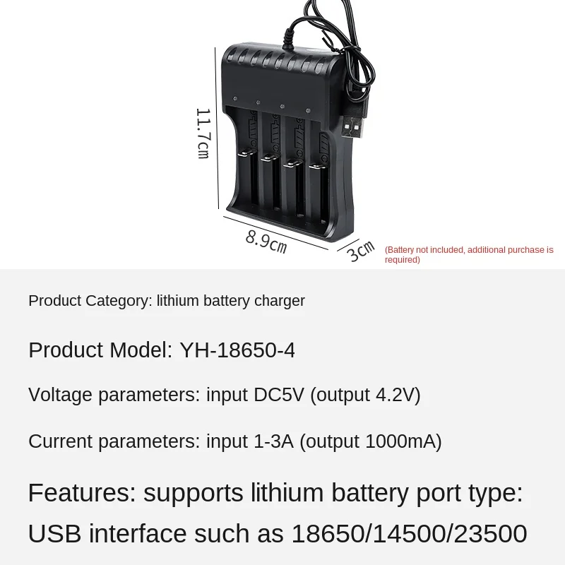 Прямая сделка USB 4 Слот 18650 зарядное устройство умное для зарядки 3 7 v литий-ионный аккумулятор с автоматической