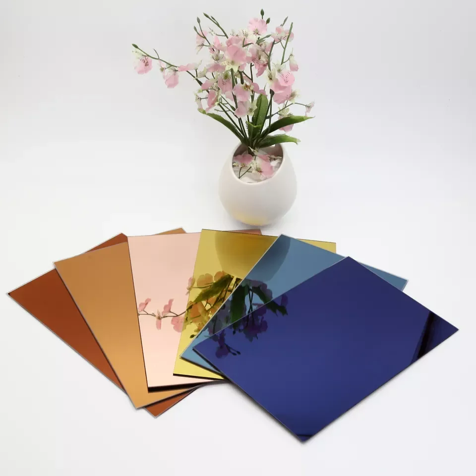 Professional Manufacturer Sale High Quality 1mm-3mm Colored Glass Silver Mirrorr