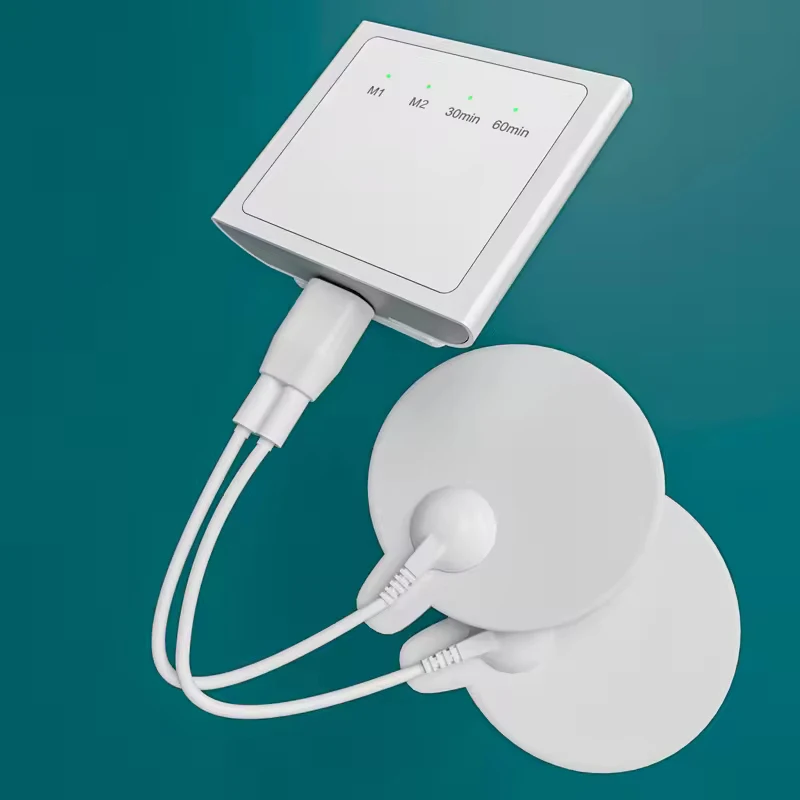 Customizable Portable Low Frequency Muscle Stimulation Dual Channel USB Rechargeable Therapy TENS Unit For Menstrual Pain Relief