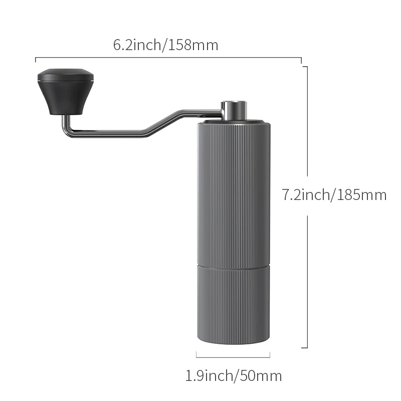 Stainless Steel Burr Mini Small Hand Portable Espresso Coffee Bean Manual Coffee Grinder / Hand Coffee Mill