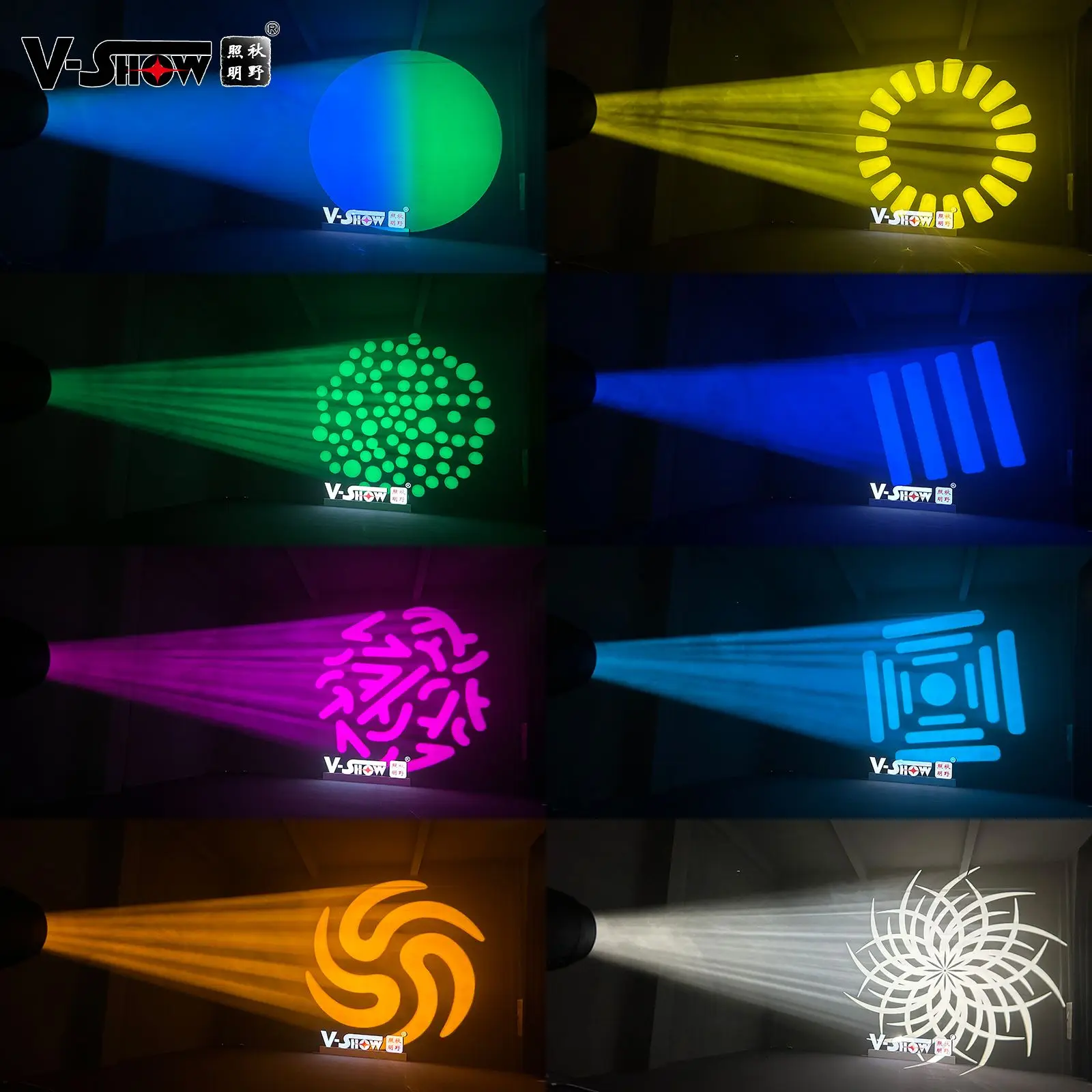 V-Show 450W Hybrid beam spot wash 3 in 1 led moving head lyre with CMY For stage wedding disco Performance activities