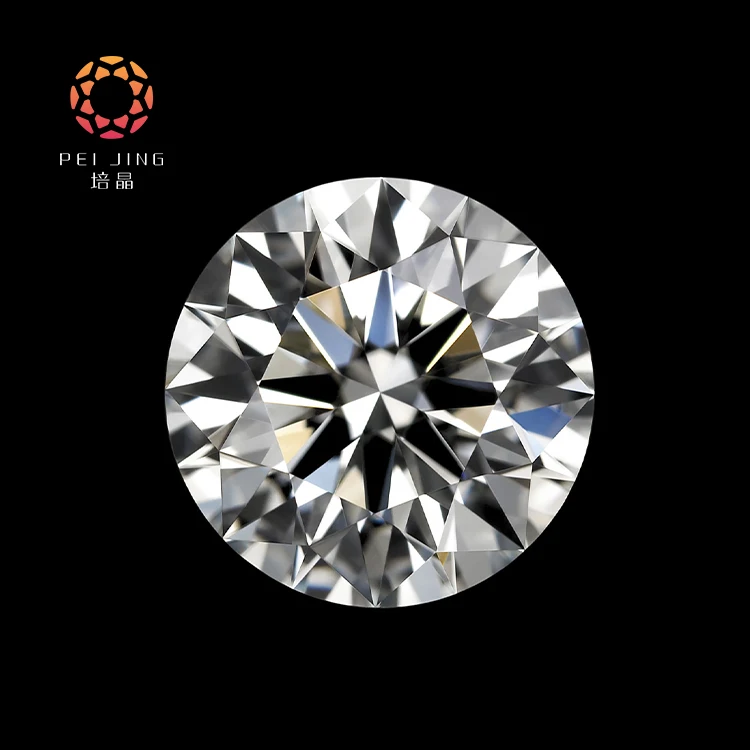 China Wholesale  Lab Grown Hpht Synthetic Artificial Diamond  round diamonds