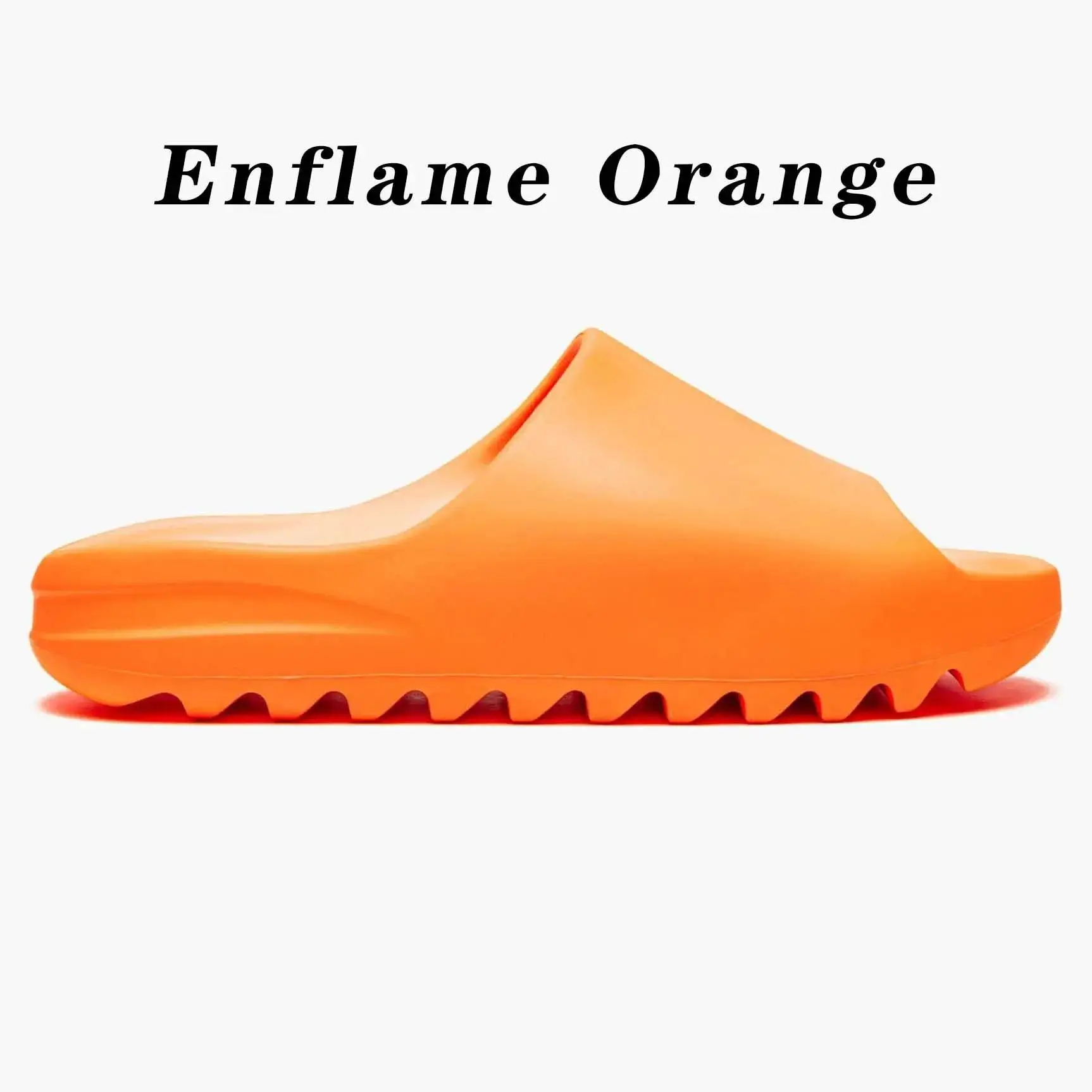 Wholesale High Quality Designer Logo  Foam Glow Green Orange Pure Bone Infant Yezzy  With Box Slippers